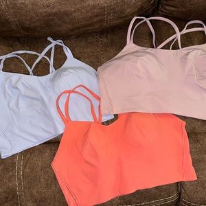 Lululemon Like a cloud longline bra x3 size 10
